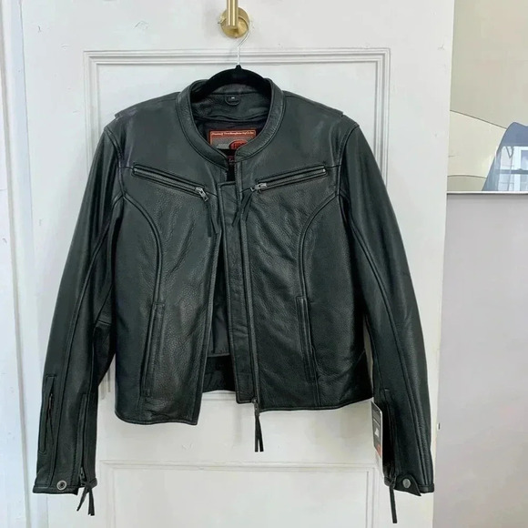 Genuine Leather Vintage Jacket sz small - Picture 1 of 16